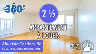 Appartement à louerVisite virtuelleApartment Tour  AhuntsicCartierville 2½BonsLocatairescom [upl. by Srevart]