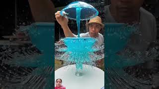 Slow motion video experiment balloon satisfying scienceexperiment toys slowmotion water [upl. by Spiro144]