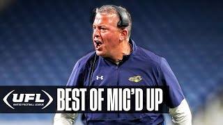 Best Micd Up Moments of Week 10  UFL [upl. by Aron]