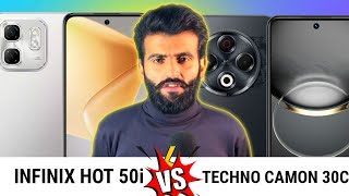 INFINIX hot 50i vs TECHNO CAMON 30C FULL DTAIL SPECIFICATIONS COMPARISION [upl. by Oeniri761]