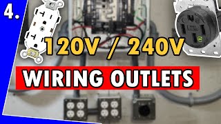 Wiring 120V and 240V Outlets [upl. by Cherianne]