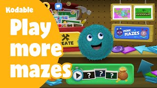 How to play more mazes in Maze Maker  Coding for Kids  Kodable [upl. by Renato]