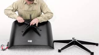 How to replace Eames Lounge Chair Seat Support Cross [upl. by Atirahc]