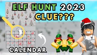 WHEN is the START DATE for ELF HUNT  ADVENT CALENDAR EVENT in bloxburg🔍 [upl. by Kcirddet]