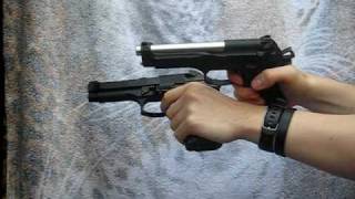 Airsoft Akimbo Tokyo Marui Beretta 92F [upl. by Isaak]