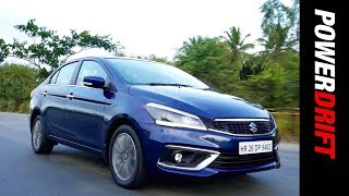 2018 Maruti Suzuki Ciaz  Now City Slick  PowerDrift [upl. by Yetti]