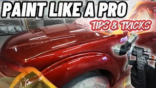 Auto painting guide Tips and tricks to applying a base coat and clear clear coat finish [upl. by Valentino915]