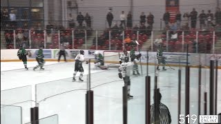 GOJHL  Pelham Panthers vs Ayr Centennials [upl. by Nehgem]