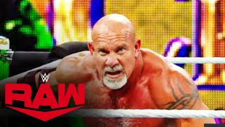 Relive Goldberg’s massive win over Bobby Lashley at WWE Crown Jewel Raw Oct 25 2021 [upl. by Ahsiat]