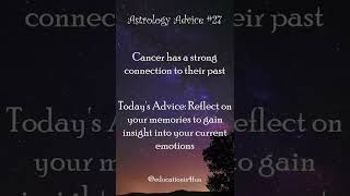 Why Cancer Needs to Reflect 💙 AstrologyAdvice [upl. by Mastrianni813]