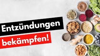 Entzündungshemmende Ernährung – 10 Tipps gegen Entzündungen [upl. by Zandra]