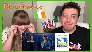 American Reacts to RIVERDANCE 🇮🇪🇺🇸  IRISH VS AMERICAN [upl. by Rowney]