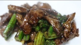 Beef with Chinese Broccoli 芥蘭 牛肉 [upl. by Allyce]