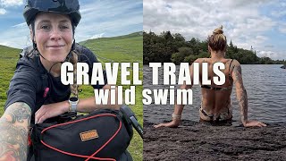 A HAIRY wild swim PLUS food for bikepacking [upl. by Trinl]