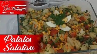 Patates SalatasıSebzeli Patates SalatasıGül Mutfağım [upl. by Esmerelda]