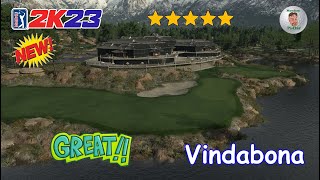 PGA Tour 2K23  Vindabona  Showcase with Flyover [upl. by Ellary567]