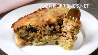 Вкусна закуска с печени овесени ядки и бананилесна рецептаBanana baked oatmeal recipe [upl. by Goodyear]