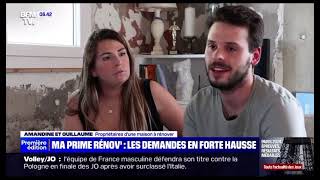 Ma Prime Rénov forte hausse des demandes par les particuliers pour rénover leur logement [upl. by Afinom129]