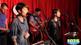 Tegan amp Sara quotHow Come You Dont Want Mequot acoustic at Rivers Garage in Nashville on 22 sept 2013 [upl. by Aneehsyt]