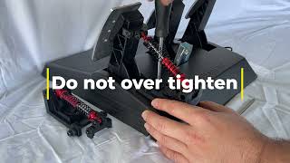 Spring Shock Pedal Mod for Thrustmaster T3PA Installation Video [upl. by Eirot807]