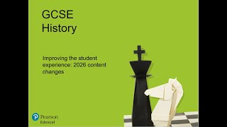 Edexcel GCSE History improving the student experience 2026 content changes [upl. by Ahtreb]