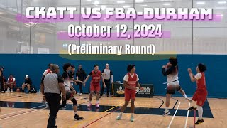 Oct•12•24CKATT vs FBADurham U17 [upl. by Eatnoled732]