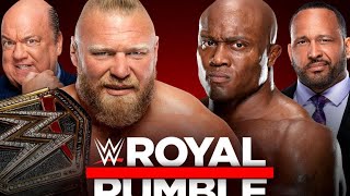 Brock Lesnar vs Bobby Lashley WWE Championship at WWE Royal Rumble 2022 Full Match [upl. by Beker248]