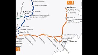 ÖBB S Bahn Kärnten S3 Klagenfurt Hbf  Bleiburg  Lavanttal  Wolfsberg [upl. by Thay]