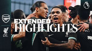 Extended Highlights Van Dijk amp Salah score in Gunners Draw  Arsenal 22 Liverpool [upl. by Nojad]