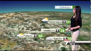 Fannia Lozano y el Clima Info7 Matutino 19Jun2015 0830 AM Full HD [upl. by Maroney393]