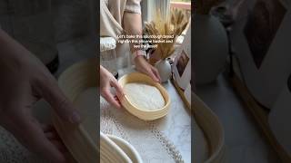 Baking sourdough bread in silicon basket sourdoughbread bread baking sourdough homemadebread [upl. by Hadihsar]