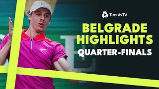 Shapovalov Battles OConnell Leheckaamp Djere Also In Action  Belgrade 2024 QuarterFinal Highlights [upl. by Hagerman]