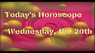 Horoscope for November 20 2024  Daily Horoscope Astrology [upl. by Lehman]