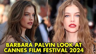 Barbara Palvin stunning Outifit at Cannes Film Festival 2024 Fans react on Barbara gorgeous look [upl. by Lobell]