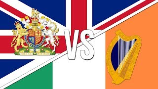 🇬🇧 UK National Anthem vs 🇮🇪 Irish National Anthem [upl. by Yezdnil]