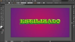 Illustrator 124 Texto estilizado con efecto relieve [upl. by Leiru337]