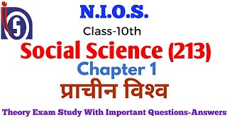 NIOS Class10 Social Science Chapter1 [upl. by Lama548]