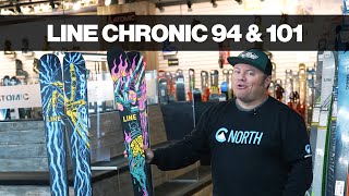 2024 LINE Chronic 94 amp 101 Ski Overview  Corbetts Ski amp Snowboard [upl. by Dyane]