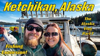 Fishing in Alaska Ketchikan style Day 7 of the Alaskan vlog [upl. by Curtis]