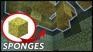 How To Use Sponges In Minecraft [upl. by Rakso806]