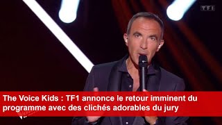 The Voice Kids  TF1 annonce le retour imminent du programme avec des clichés adorables du jury [upl. by Kalk]