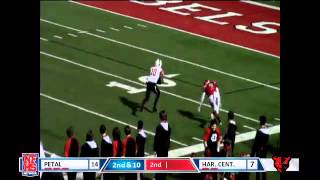 Petal 10 Tanner Estill 50yd TD catch [upl. by Atnoid]