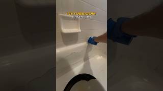 ✨ Transform Your Bathtub with Liquid Acrylic Reglazing ✨ [upl. by Ebbarta]