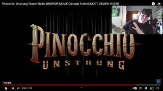 Pinocchio Unstrung Teaser Trailer reaction concept [upl. by Ogirdor]