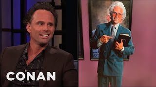 Walton Goggins Had A quotDick Doublequot On quotRighteous Gemstonesquot  CONAN on TBS [upl. by Gnil]