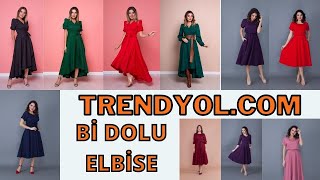 trendyol ELBİSE  TRENDYOL Bİ DOLU ELBİSE MODELLERİ  ŞİMDİ İNDİRİMLİ AL [upl. by Ahsemik551]