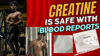 Creatine side effects mythssafewith my blood reports bodybuilding creatinecreatinemonohydrate [upl. by Dannica787]