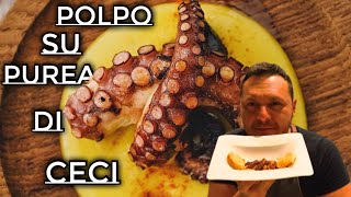 Come Fare il Polpo su Purea di Ceci [upl. by Alrick]