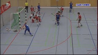 16Spiel Platz 5 DMHallenhockey Knaben A CadA vs MHC 04032018 [upl. by Rip]