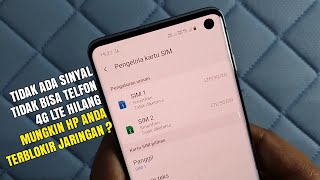 Sinyal Tidak Muncul Sim Tidak Diizinkan Atau Jaringan 4G Hilang Mungkin Hp Anda Terblokir Imei [upl. by Avril]